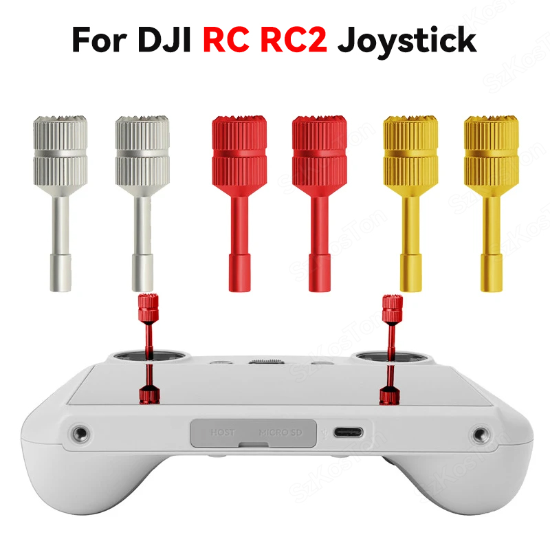 Drone Rc Ufo - Joystick arc-en-ciel en aluminium pour DJI