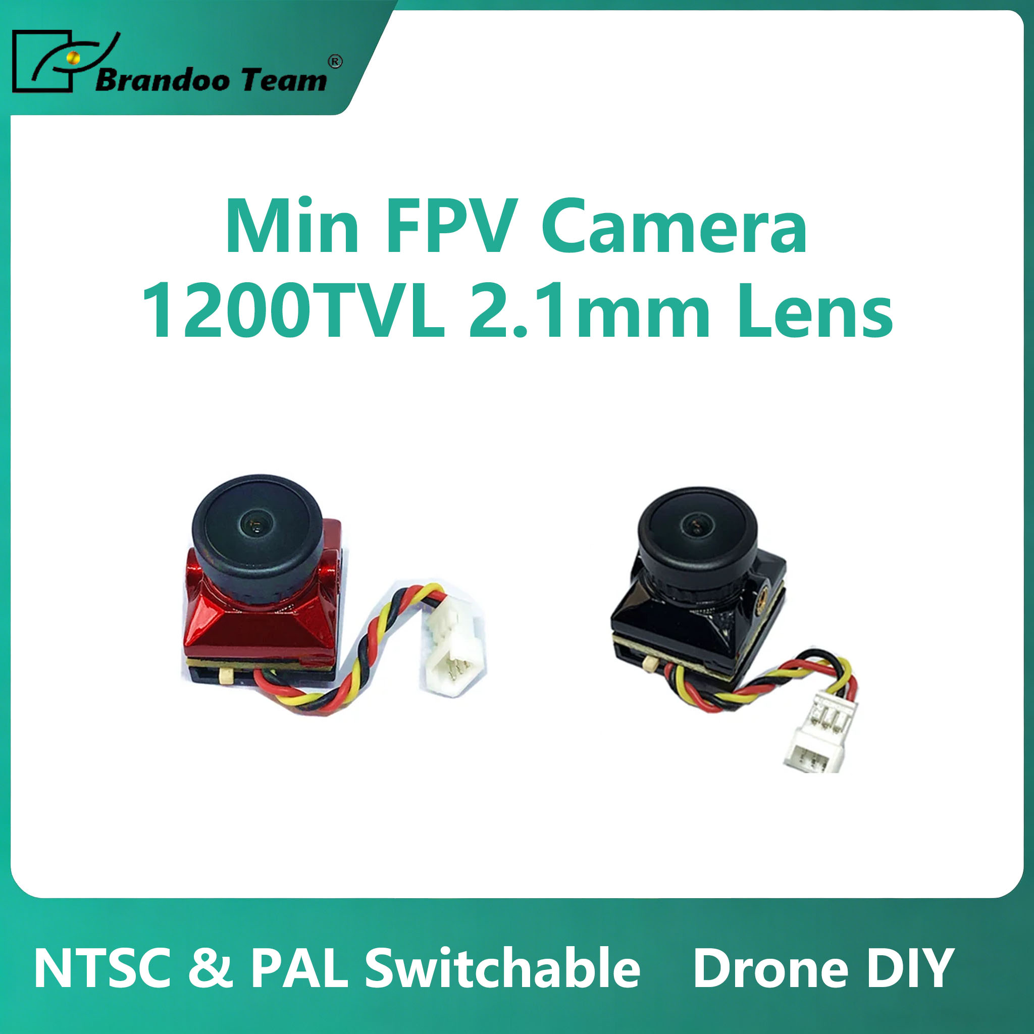 Drone Rc Team - Mini caméra FPV commutable NTSC &