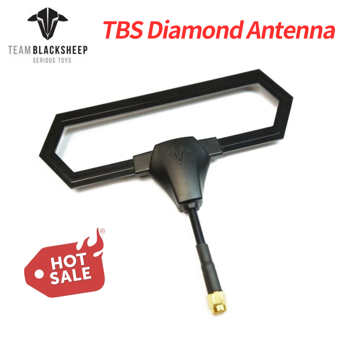 Drone Rc Team - Antenne diamant originale TBS TEAM BLACKSHEEPT,