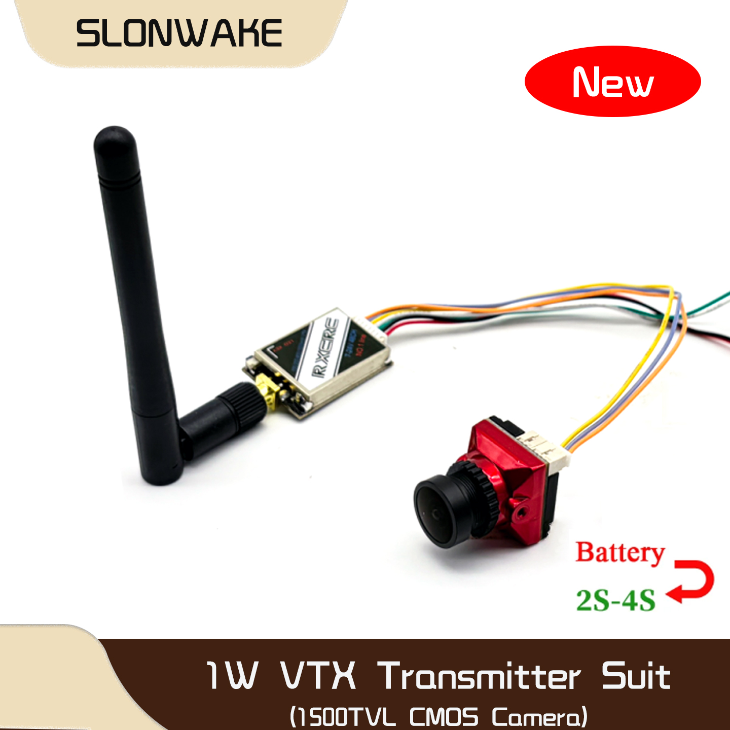 Receiver Rc Drone - Transmetteur vidéo réglable SLONWAKE 5.8G 48CH