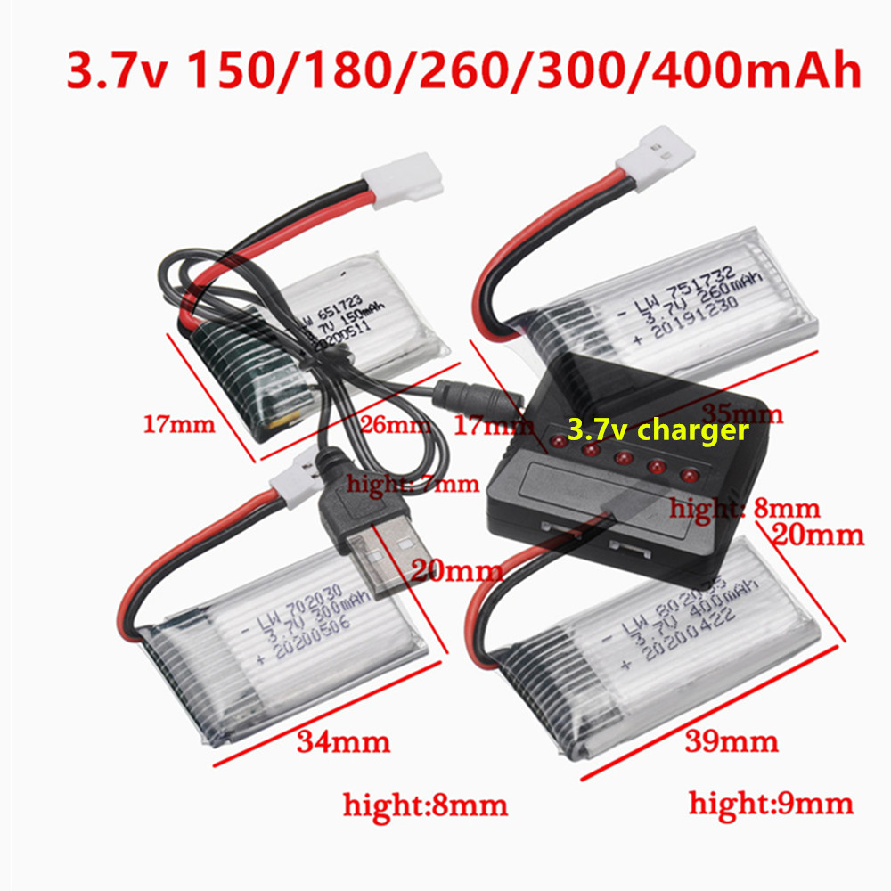 Drone F22 Rc - Batterie LiPo rechargeable 3,7 V pour