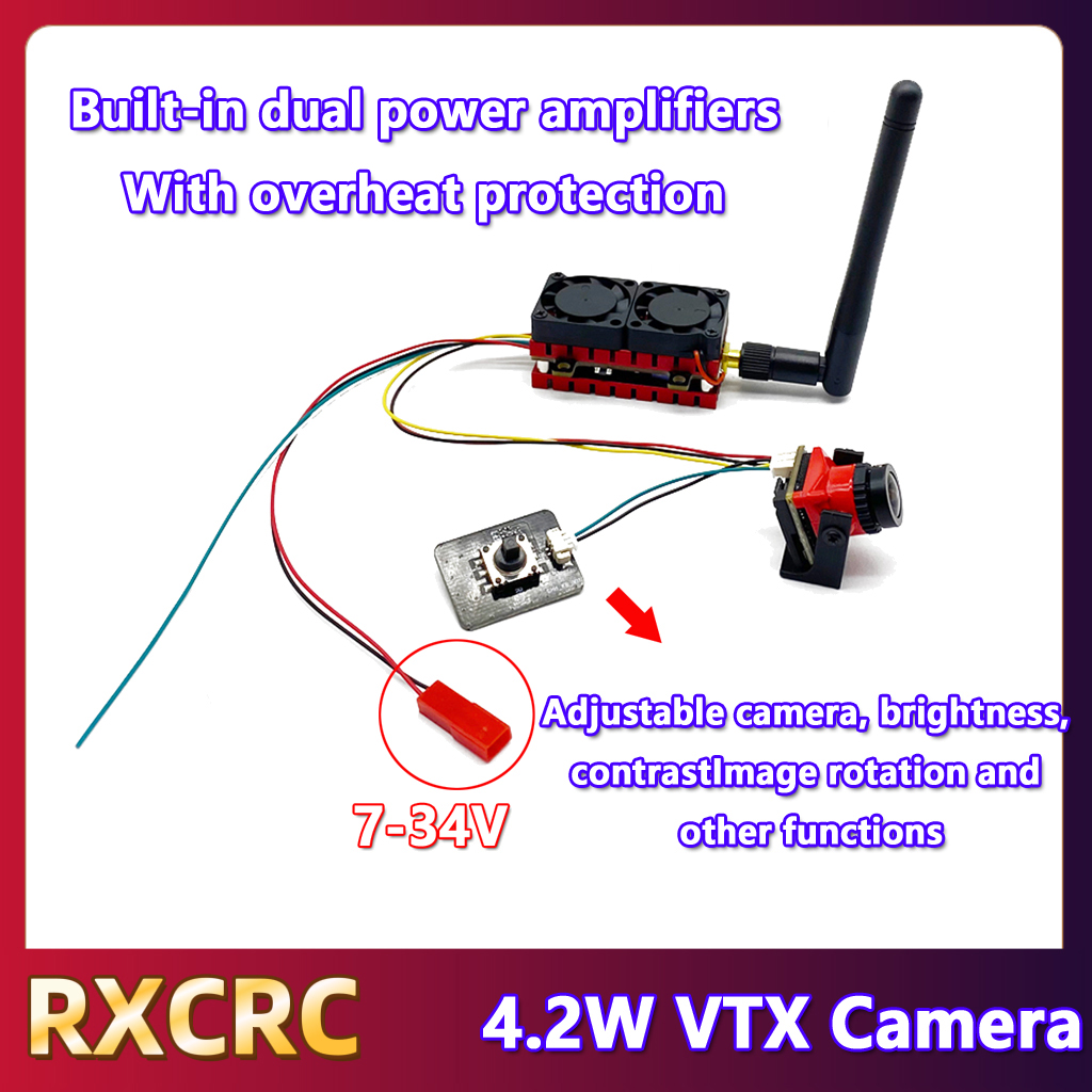 RXCRC 5.8G 48CH 4.2W transmett - Receiver Rc Drone avis et prix
