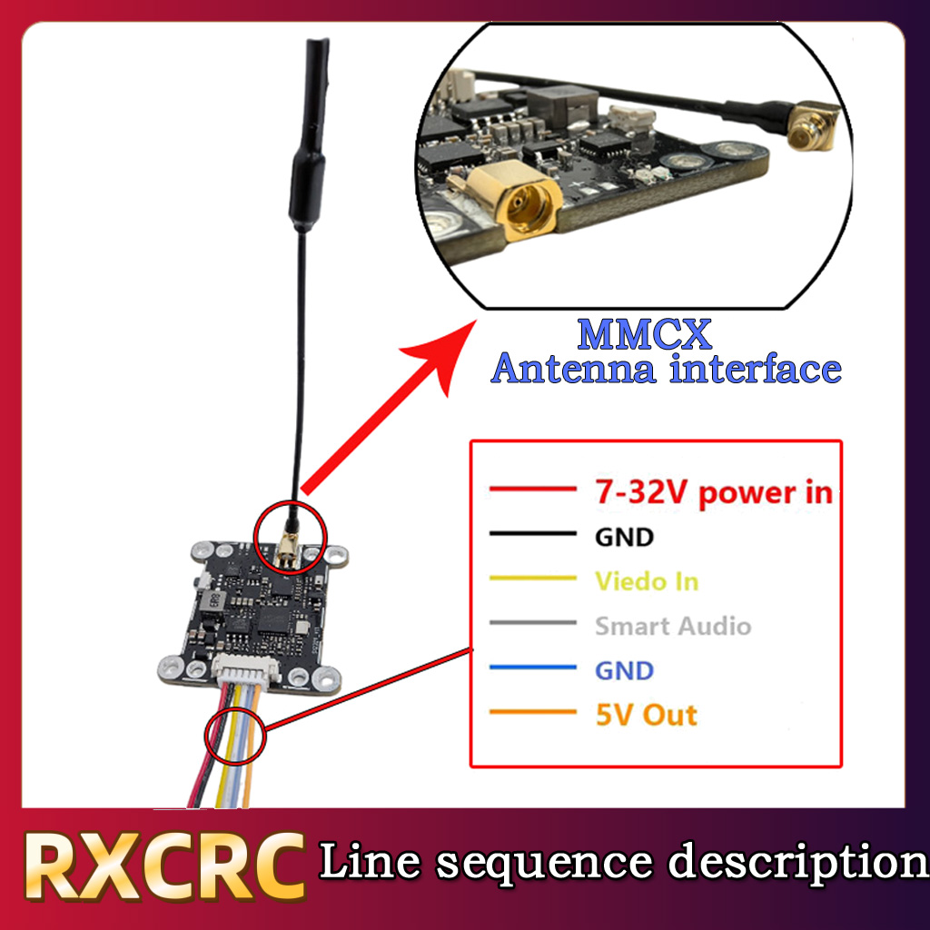 RXCRC 5.8G Module 48CH 1.6W VT - Receiver Rc Drone avis et prix