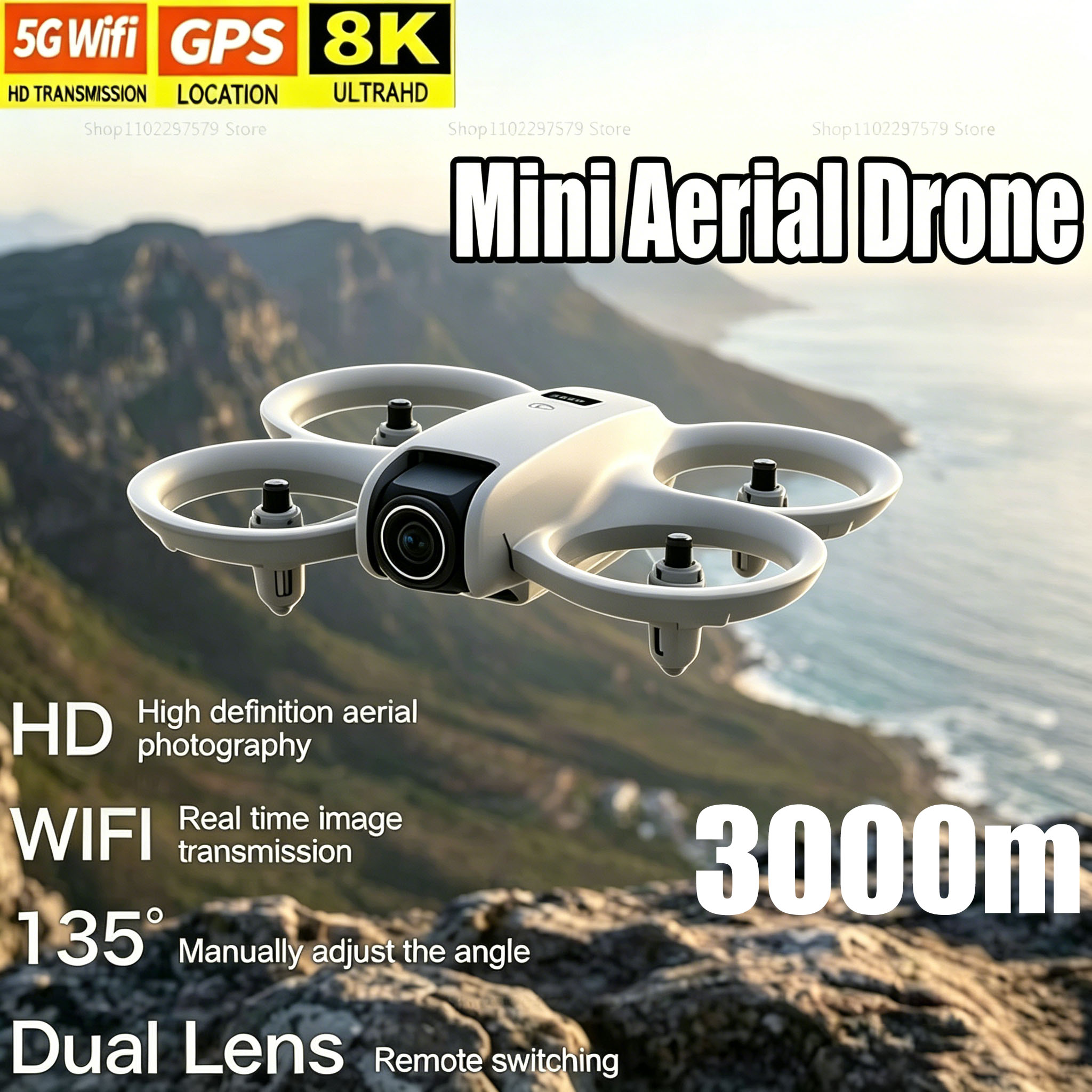 Mini drone avec caméra HD 8K,  - Drone Rc Ufo avis et prix