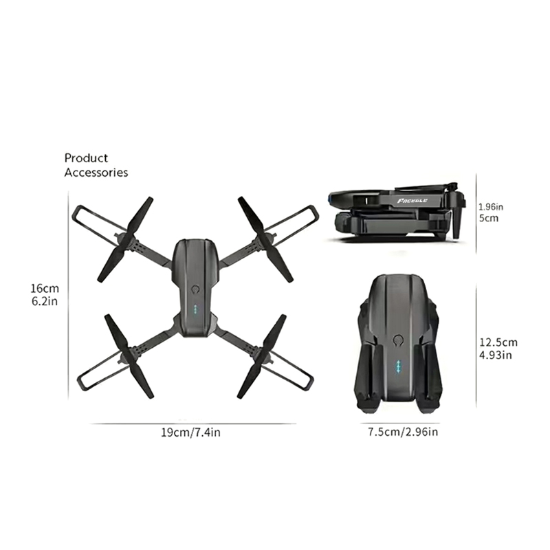 Drone RC pliable FACEGLE UAV E - Drone Rc Ufo avis et prix