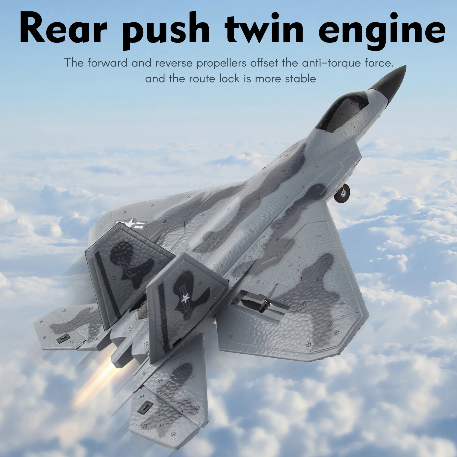 Avion RC en mousse F22 Fighter - Drone F22 Rc avis et prix